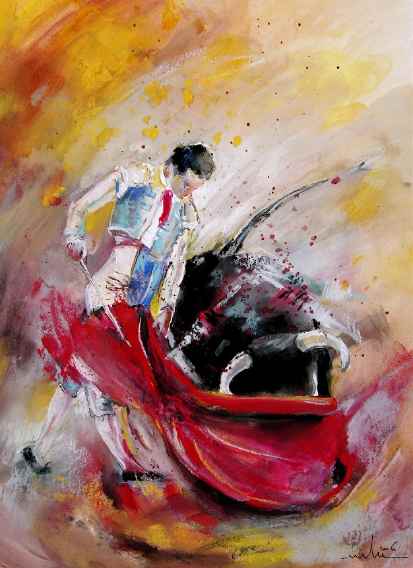 Bullfight Corrida 73 painting - Unknown Artist Bullfight Corrida 73 art painting